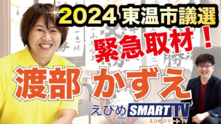 東温市市議会議員選挙立候補渡部かずえ